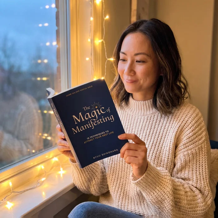 A reader with The Magic of Manifesting